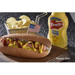  Authentic Hot dog French's 