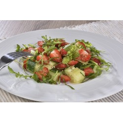  Salade de fraises concombre et vinaigrette érable 