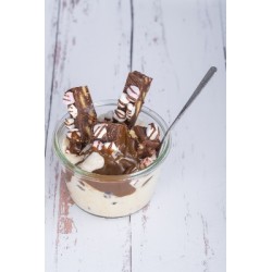  Coupe glacee, dulce de leche et topping rockyroad 