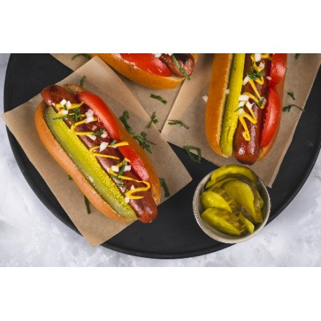  Classic hot dog boeuf pickles 