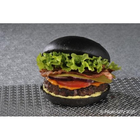  Black burger cheddar bacon 