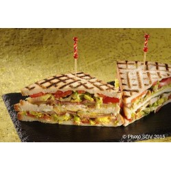  Club sandwich mixte poulet pastrami 
