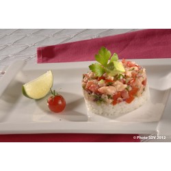  Tartare saumon façon sushi 