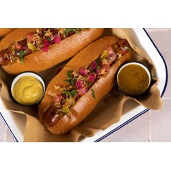  Hot dog de boeuf et sauce relish 