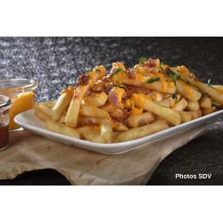  Cheddar fries & bacon 