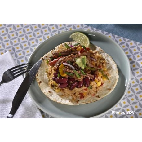  Taco boeuf et riz à la mexicaine 