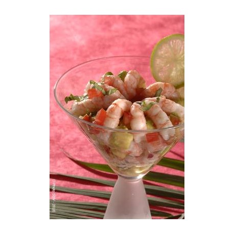  Duo de cocktail de crevettes et d'avocat 