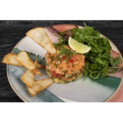  Tartare de saumon croustillant 