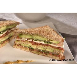  Club sandwich saumon avocat 