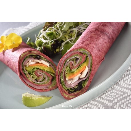  Wraps betterave pastrami 