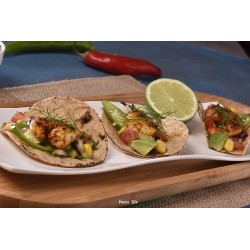  Tacos crevettes Al Pastor 