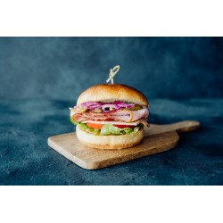  Burger jambon de dinde et onion relish - 4 pers 