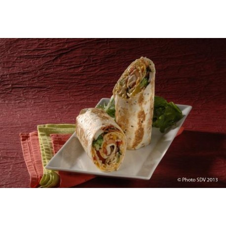  Wraps nouilles aux oeufs et poulet 