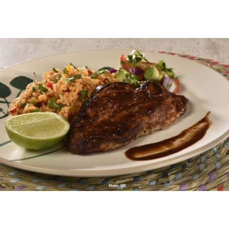  Filet de poulet chipotle et riz mexicain 