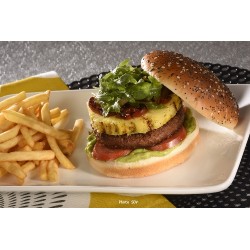  Gourmet pineapple Beyond Meat burger 