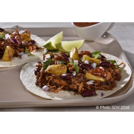  Soft tacos effiloché de porc 