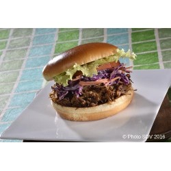  Burger Effiloché boeuf Coleslaw 