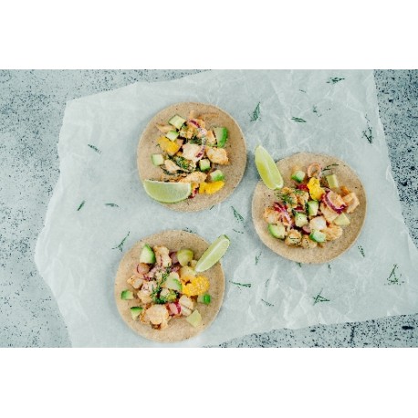  Tacos ceviche de daurade - 4 pers 