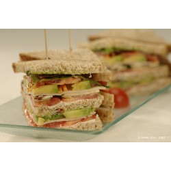  Club sandwich jambon/avocat 