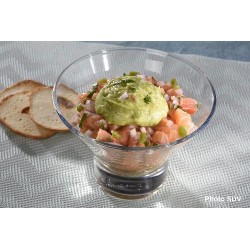  Duo tartare saumon & guacamole 