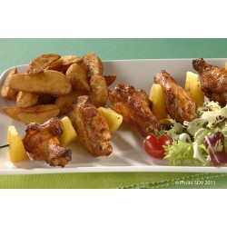  Brochette de wings bbq et ananas 