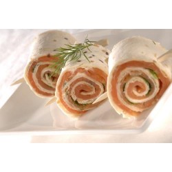  Mini wraps saumon 