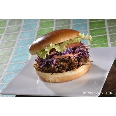  Burger Effiloché boeuf Coleslaw 