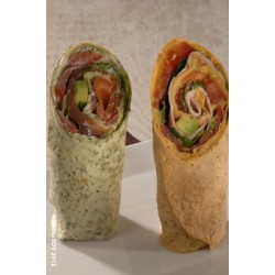  Duo wraps jambon et saumon fumé 