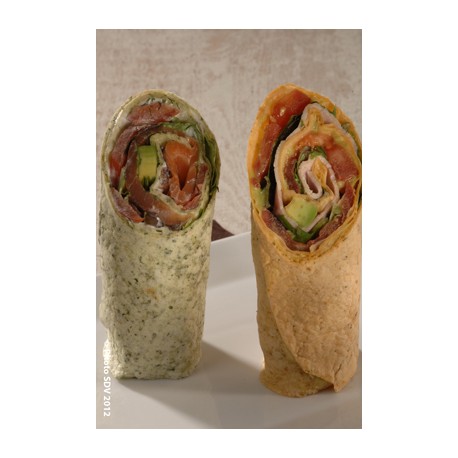  Duo wraps jambon et saumon fumé 