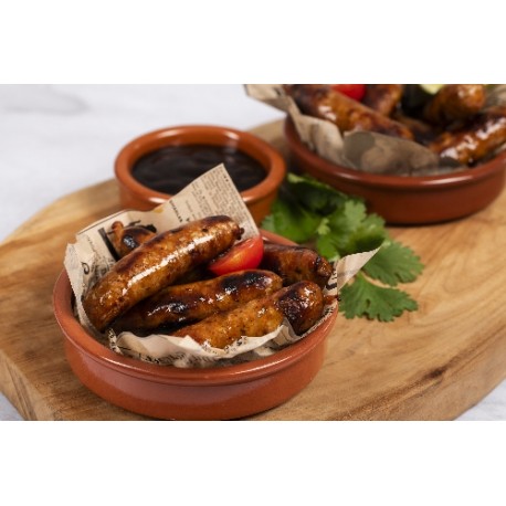 7906 - MINI SAUCISSES BBQ CAJUN - PORC