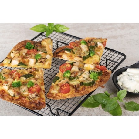  Pizza poulet aux légumes 